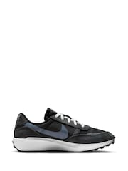 Nike Black/Grey Waffle Debut Trainers - Image 3 of 10