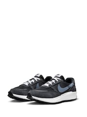 Nike Black/Grey Waffle Debut Trainers - Image 5 of 10