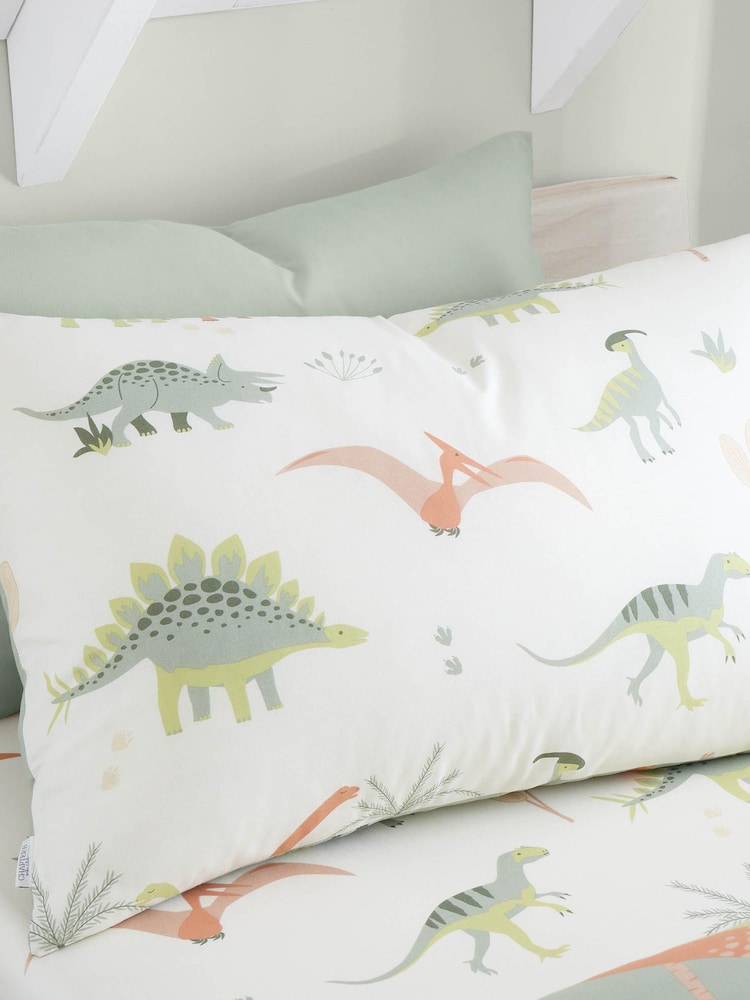 Chapter B Natural Dinosaurs Duvet Cover and Pillowcase Set - Image 2 of 4