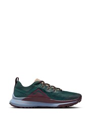 Nike Green React Pegasus Trail 4 Running Trainers - Image 1 of 11