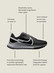 Nike Green React Pegasus Trail 4 Running Trainers - Image 3 of 11