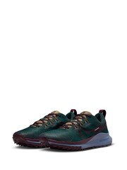 Nike Green React Pegasus Trail 4 Running Trainers - Image 4 of 11