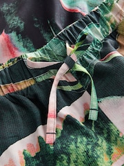 Green Leaves Viscose Vest Pyjamas - Image 8 of 9