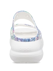 Crocs White Classic Crush Sandals - Image 2 of 5
