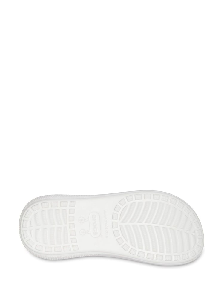 Crocs White Classic Crush Sandals - Image 5 of 5