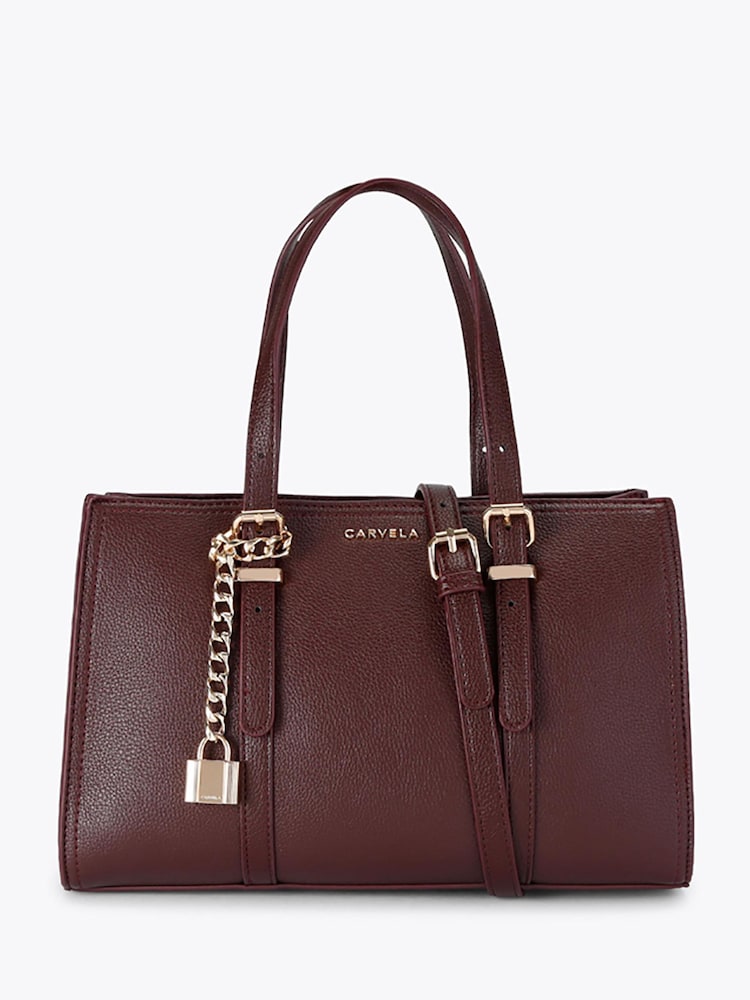 Carvela Red Cappuccino Mini Tote Bag - Image 1 of 4 Carvela Red Cappuccino Mini Tote Bag - Image 1 of 4