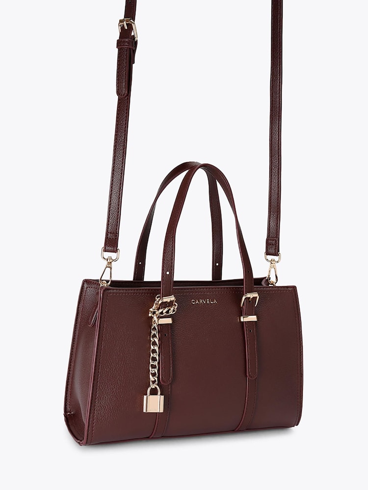 Carvela Red Cappuccino Mini Tote Bag - Image 2 of 4 Carvela Red Cappuccino Mini Tote Bag - Image 2 of 4