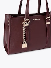 Carvela Red Cappuccino Mini Tote Bag - Image 4 of 4