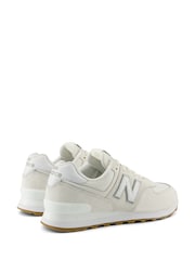 Белый - женские кроссовки New Balance 574 - Изображение 4 из 8