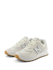 Белый - женские кроссовки New Balance 574 - Изображение 5 из 8
