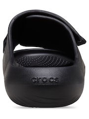 Crocs Black Mellow Luxe Recovery Slides - Image 4 of 7