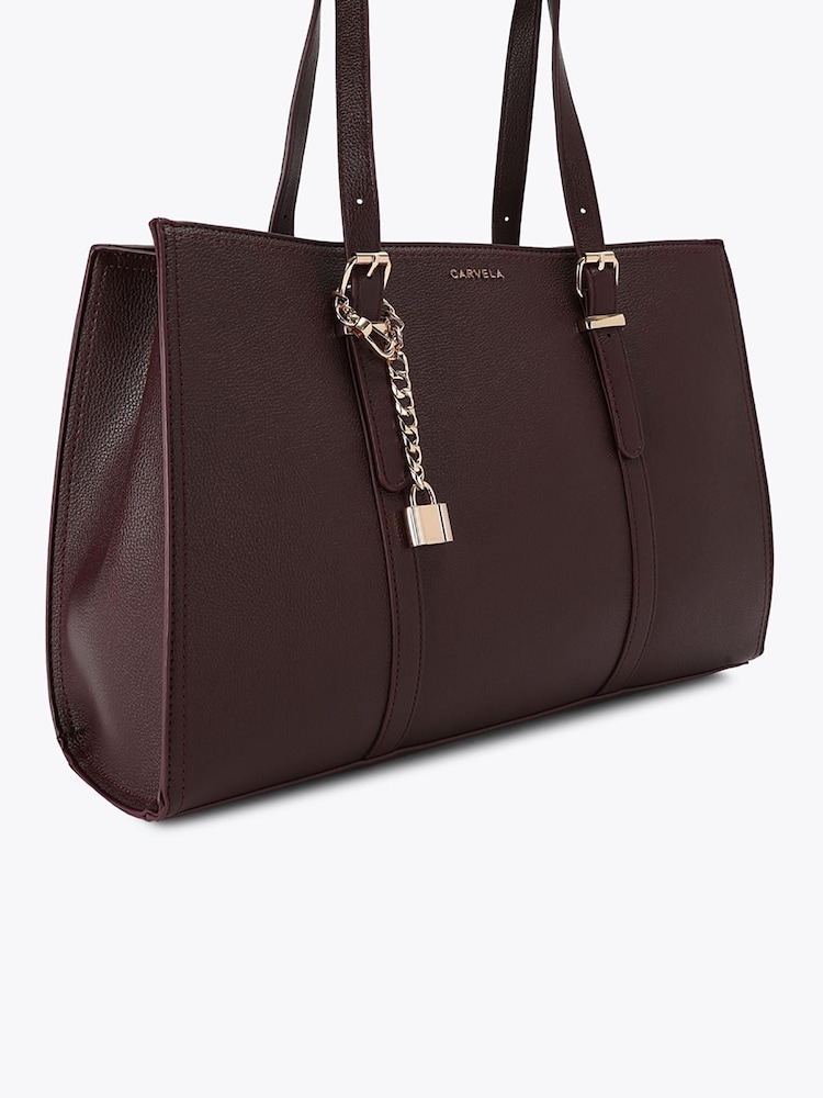 Carvela Red Cappuccino Tote Bag - Image 2 of 4 Carvela Red Cappuccino Tote Bag - Image 2 of 4