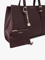 Carvela Red Cappuccino Tote Bag - Image 4 of 4