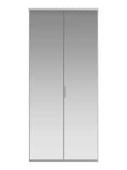 Wiemann Peyton Grey Mirror Semi Fitted Double Wardrobe - Image 2 of 4