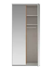 Wiemann Peyton Grey Mirror Semi Fitted Double Wardrobe - Image 4 of 4