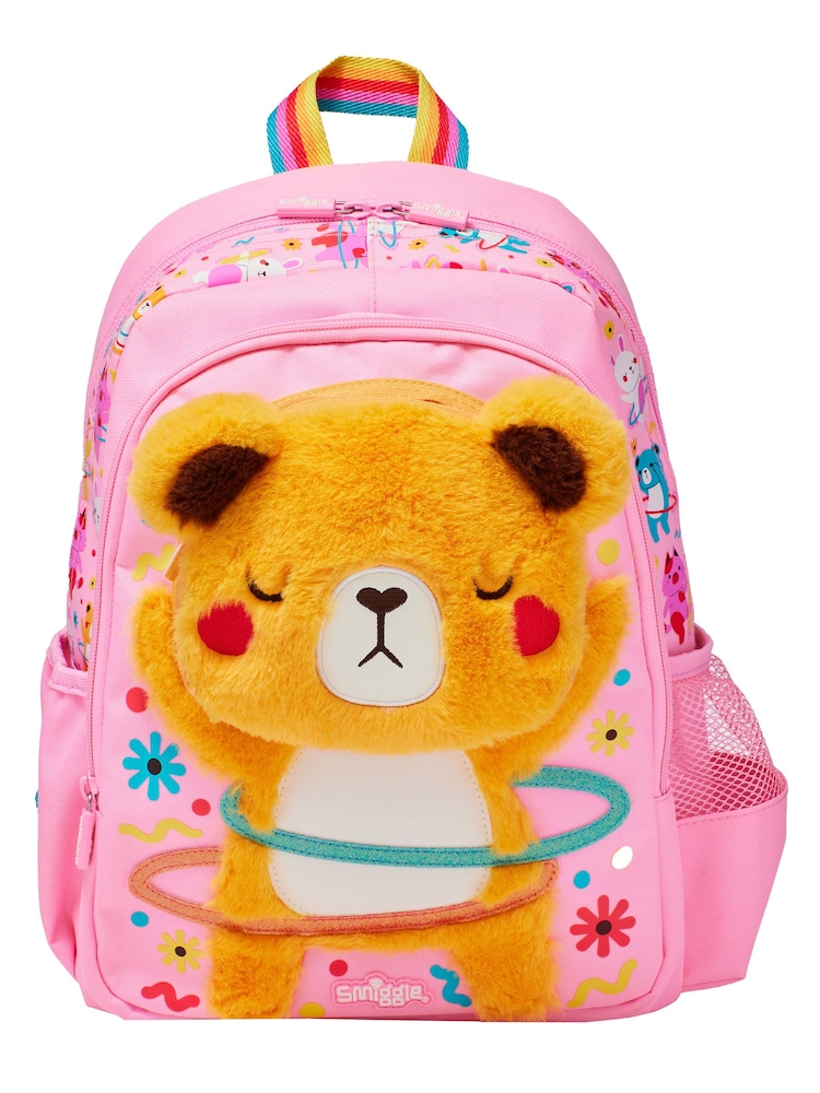 Smiggle Pink Junior Lets Play Character Backpack - Image 1 of 3