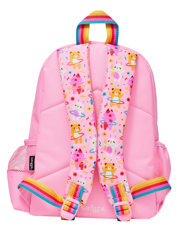 Smiggle Pink Junior Lets Play Character Backpack - Image 2 of 3