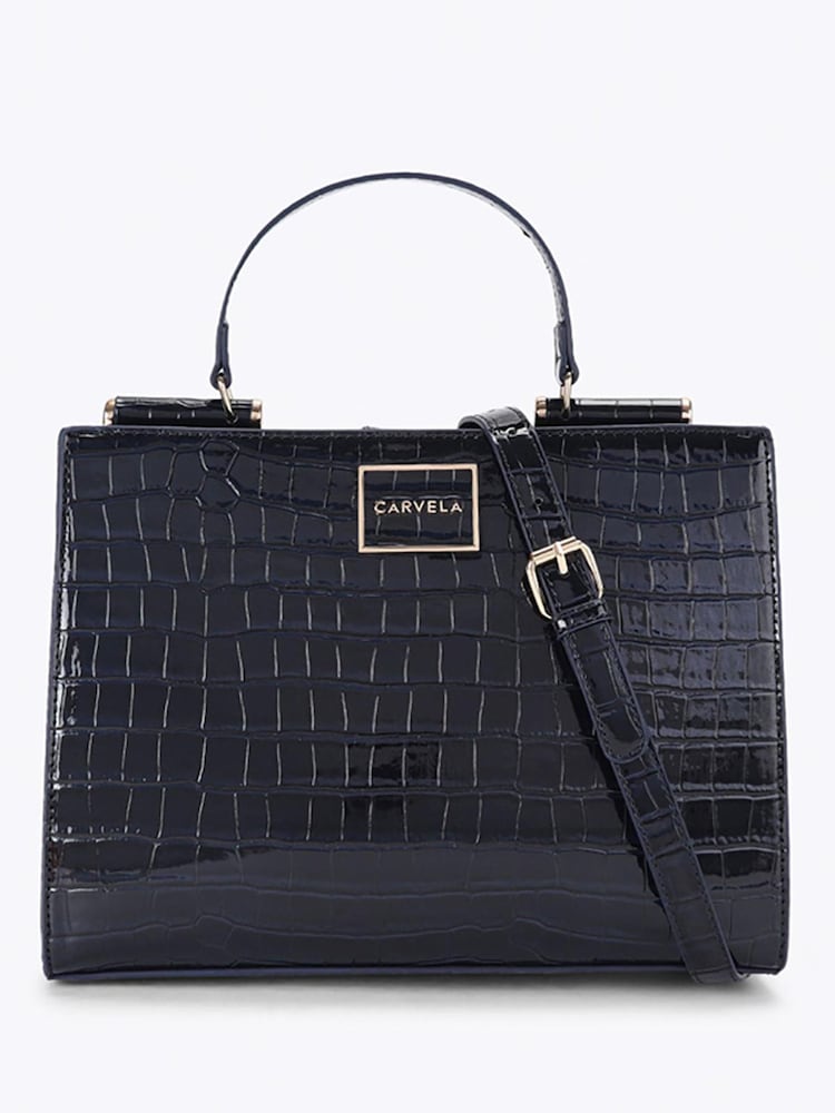 Carvela Blue Jessica Midi Tote 2 Bag - Image 1 of 5 Carvela Blue Jessica Midi Tote 2 Bag - Image 1 of 5