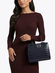 Carvela Blue Jessica Midi Tote 2 Bag - Image 2 of 5