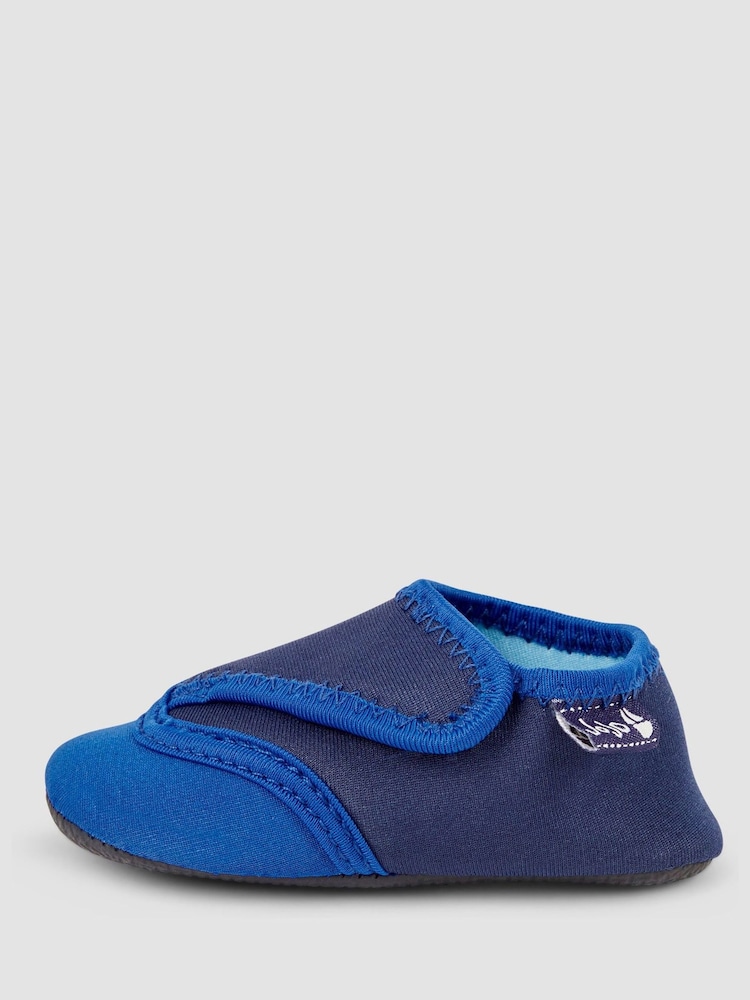 JoJo Maman Bébé Blue Baby Beach and Swim Booties - Image 4 of 4