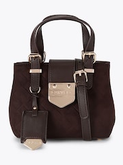 Carvela Brown Maria Micro Weave Bag - Image 1 of 5