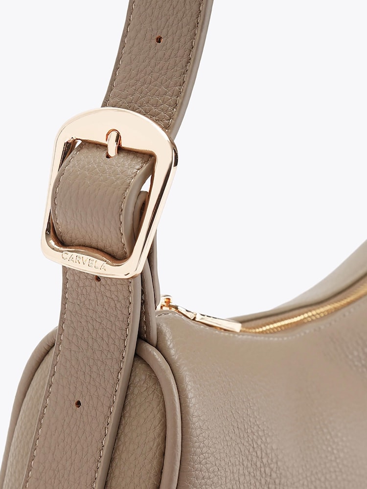 Carvela Nude Livia Scoop Shoulder Bag - Image 5 of 5 Carvela Nude Livia Scoop Shoulder Bag - Image 5 of 5