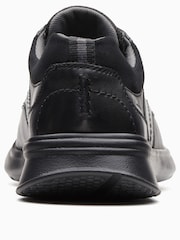 Clarks Black Standard Fit (G) Cotrell Edge Moccasin Shoes - Image 4 of 6