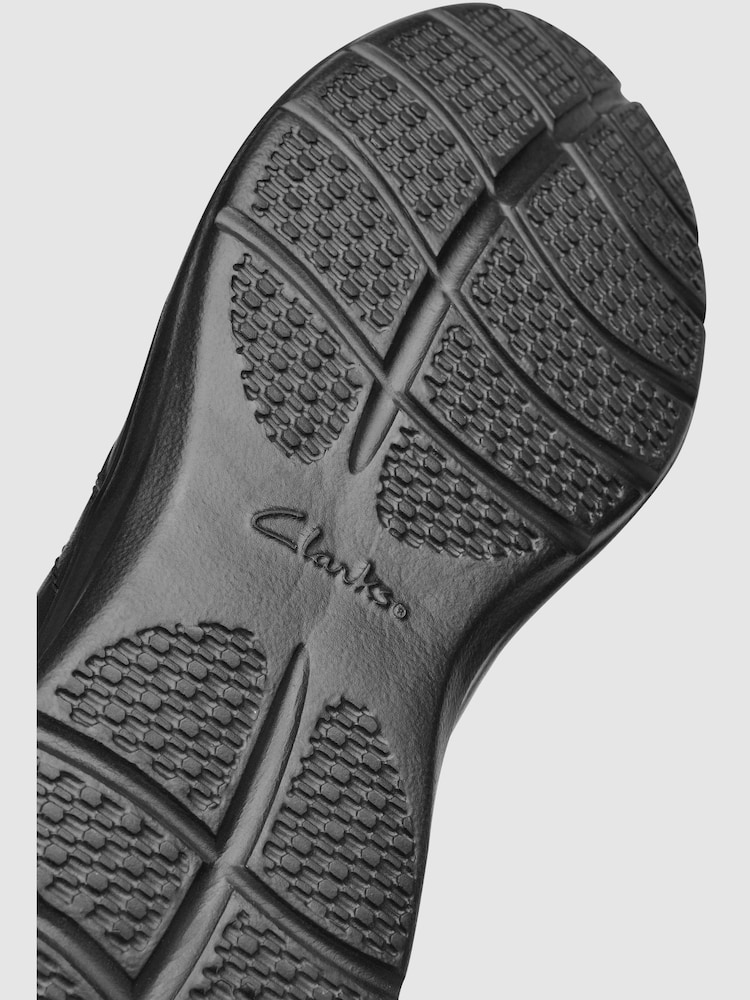 Clarks Black Standard Fit (G) Cotrell Edge Moccasin Shoes - Image 6 of 6