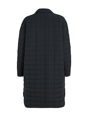 Calvin Klein Jeans Quilted Utility Black Coat - Image 5 of 6