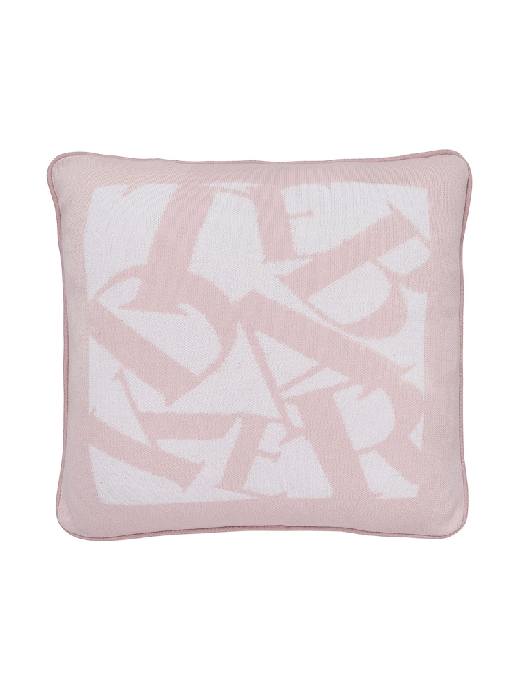 Ted Baker Pink Logo 100% Cotton Cushion - Image 5 of 5