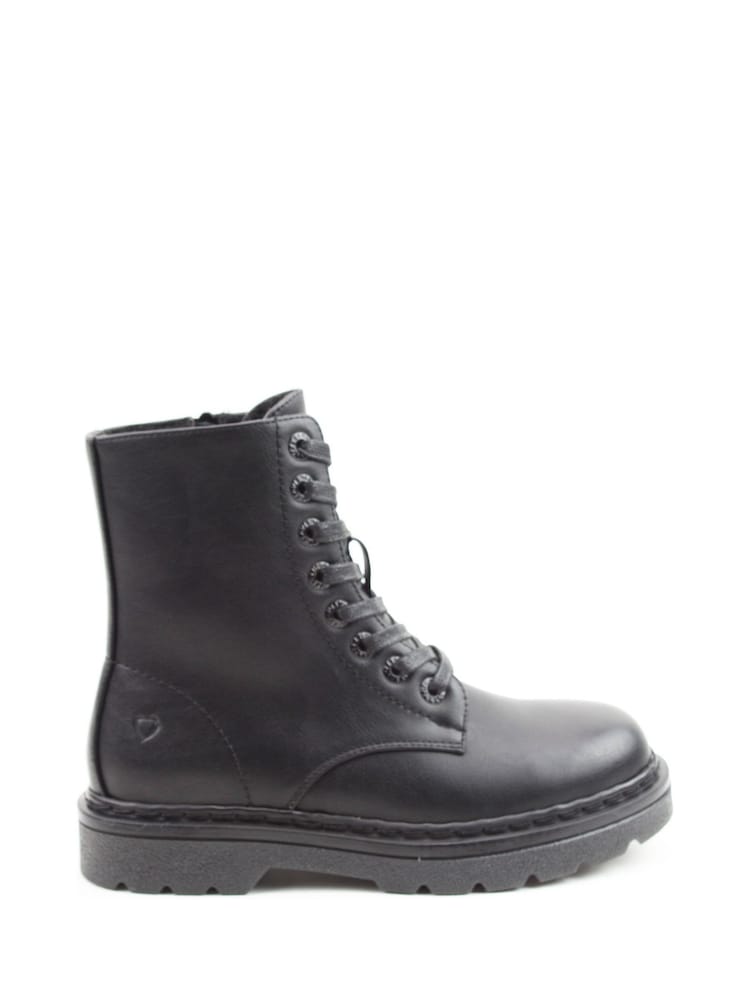 Heavenly Feet Ladies Vegan Friendly Black Mid Boots - Image 1 of 4