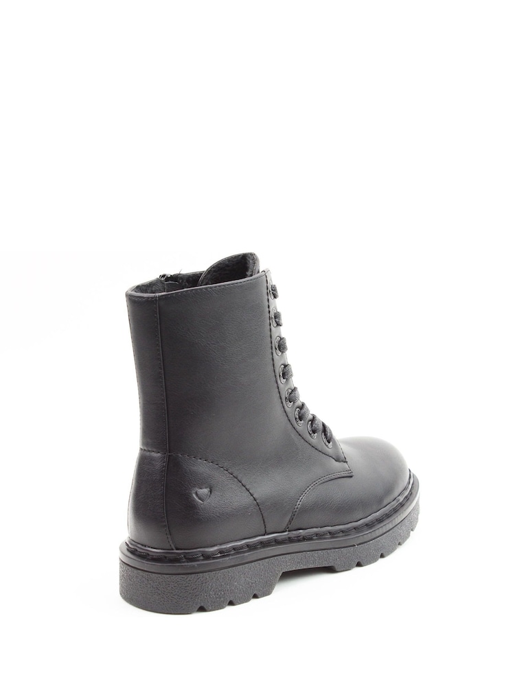 Heavenly Feet Ladies Vegan Friendly Black Mid Boots - Image 4 of 4