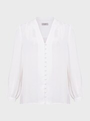 Hobbs Cream Magnolia Blouse - Image 4 of 4