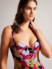 Ted Baker Zayly Cupped Nude Swimming Costume - Image 4 of 5