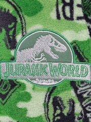 Vanilla Underground Green Jurassic Park Unisex Kids Fleece Dressing Gown Robe - Image 5 of 5
