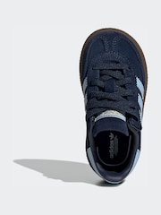 adidas Originals Blue Handball Spezial Comfort Closure Elastic Lace Shoes - Image 10 of 12
