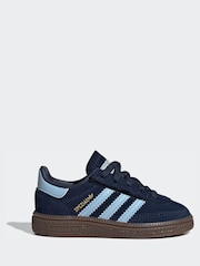 adidas Originals Blue Handball Spezial Comfort Closure Elastic Lace Shoes - Image 2 of 12