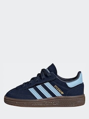 adidas Originals Blue Handball Spezial Comfort Closure Elastic Lace Shoes - Image 5 of 12