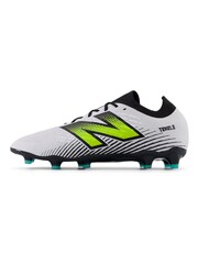 New Balance White Mens Tekala Firm Ground Football Boots - Image 4 of 8