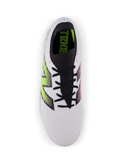 New Balance White Mens Tekala Firm Ground Football Boots - Image 7 of 8