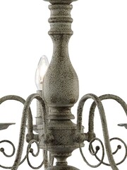Searchlight Grey Fairmont 5 Light Ceiling Light - Image 4 of 4