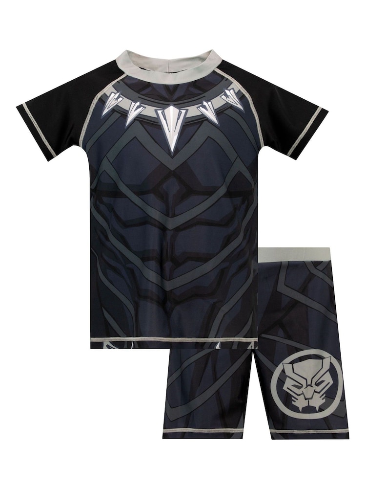 Character Silver Black Panther Boy Swim Set - Image 1 of 5