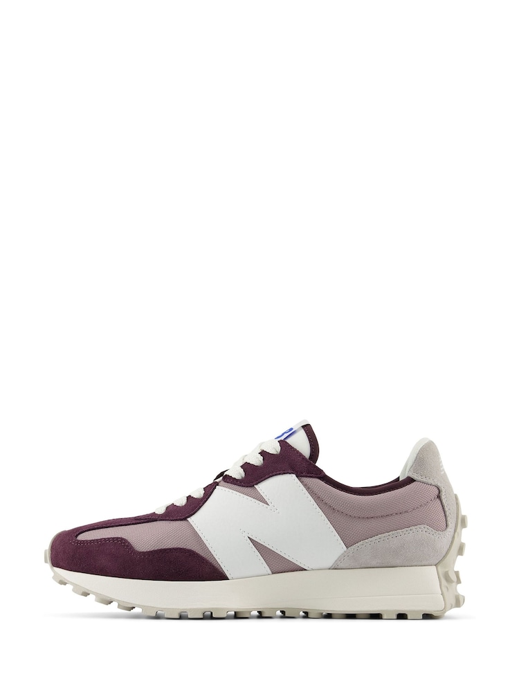 New Balance Dark Purple 327 Trainers - Image 2 of 8
