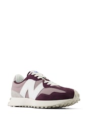 New Balance Dark Purple 327 Trainers - Image 3 of 8