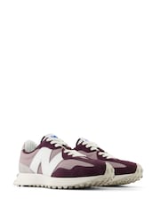 New Balance Dark Purple 327 Trainers - Image 5 of 8