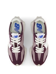 New Balance Dark Purple 327 Trainers - Image 7 of 8