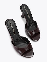 KG Kurt Geiger Red Aero Mule Sandals - Image 3 of 5
