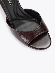 KG Kurt Geiger Red Aero Mule Sandals - Image 5 of 5