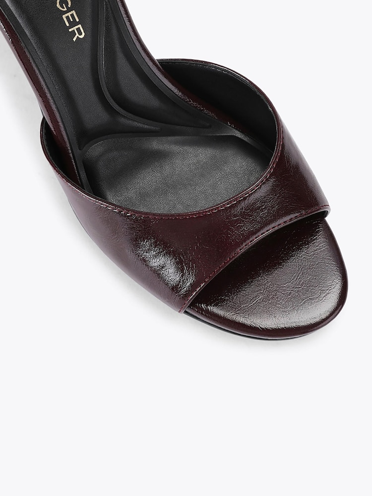 KG Kurt Geiger Red Aero Mule Sandals - Image 5 of 5 KG Kurt Geiger Red Aero Mule Sandals - Image 5 of 5