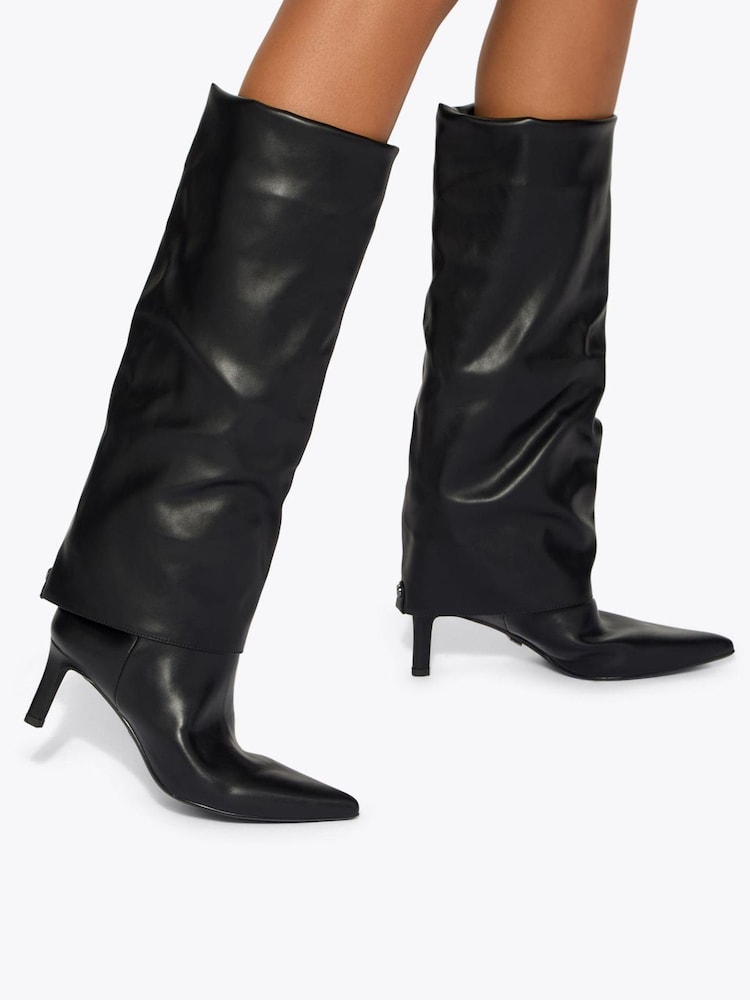 KG Kurt Geiger Sleek Cuff Long Boots - Image 1 of 5